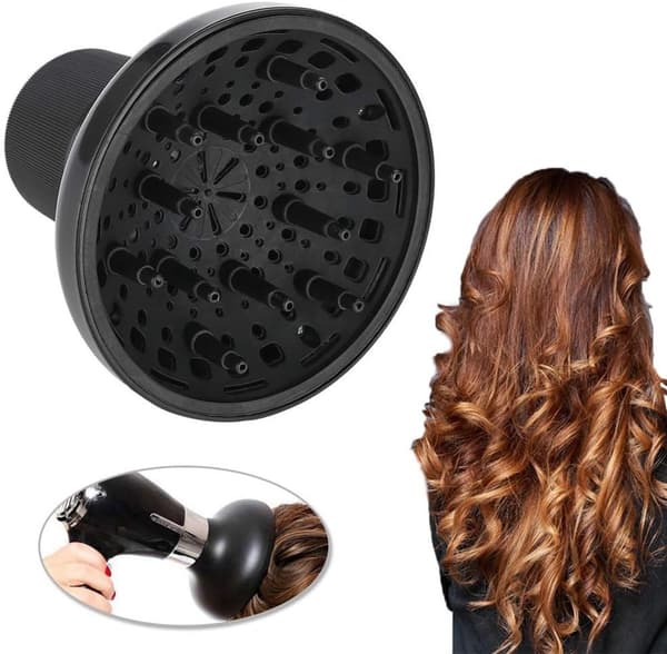 Hårtork Diffuser Universalfäste för Lockigt Hår Salongsverktyg 6 cm Diameter