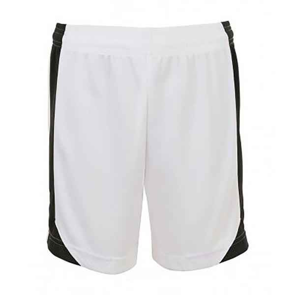 SOLS Herr Olimpico Fotbollsshorts L Vit/Svart Hvid/Sort