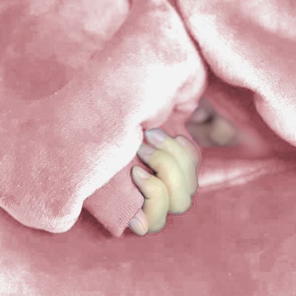 Oversized hettegenserteppe, bærbart hettegenserteppe-FF- pink