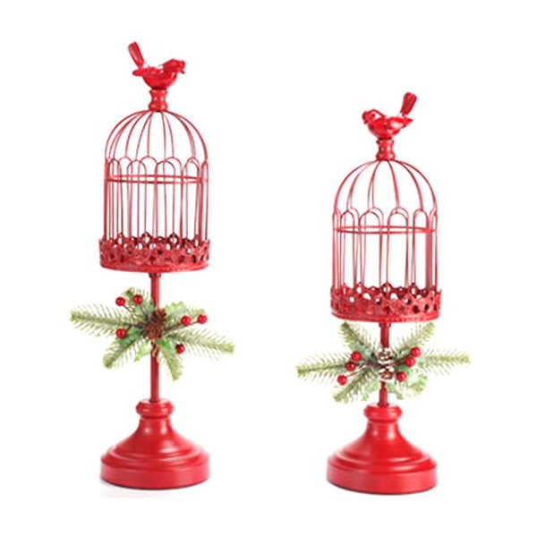 Ljusstakar, julljusstakar, kan användas för att dekorera sovrum, kontor och andra dekorationer birdcage