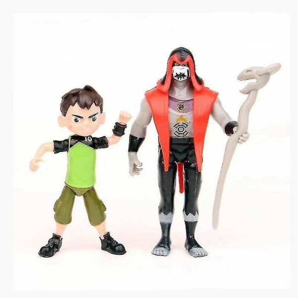 Ben 10 Actionfigur 9 stk 5\" Pvc Dock Set Leke Modell