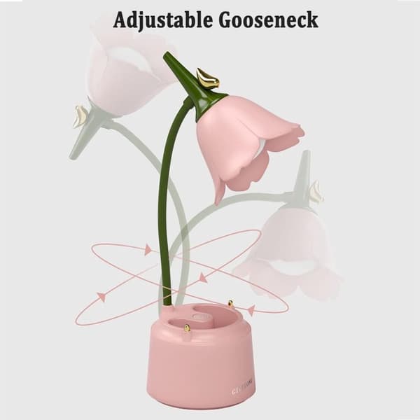 Dimbar, med touchkontroller och flexibel arm; ögonskyddsdesign; grön modell. Green