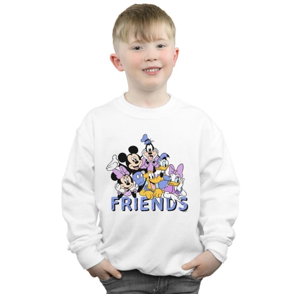 Disney Boys Classic Friends Sweatshirt 5-6 år Hvit 5-6 år