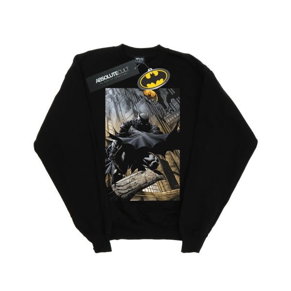 DC Comics Boys Batman Night Gotham City Sweatshirt 7-8 år Bl Svart 7-8 år