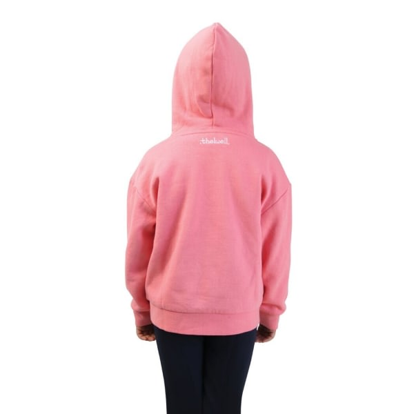 Hy Childrens/Kids Thelwell Collection Badge Dragsko Hoodie 5 Rosa 5-6 år