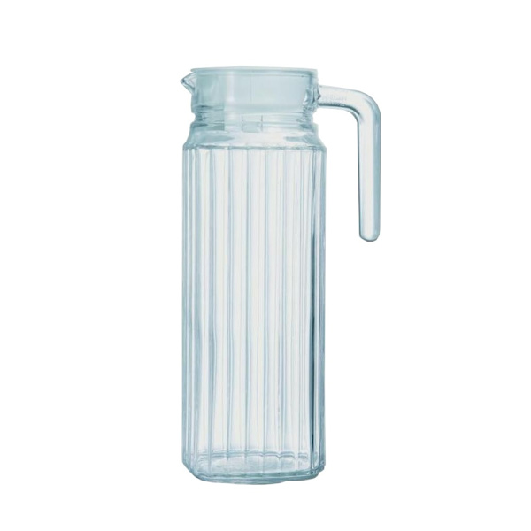 Luminarc Quadro Hög Glaskanna Med Lock 24,5cm Transparent Transparent-XF3-