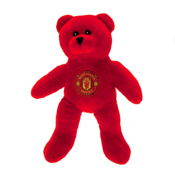 Manchester United FC Mini Nallebjørn Plyslegetøj 20cm Rød 20cm Red