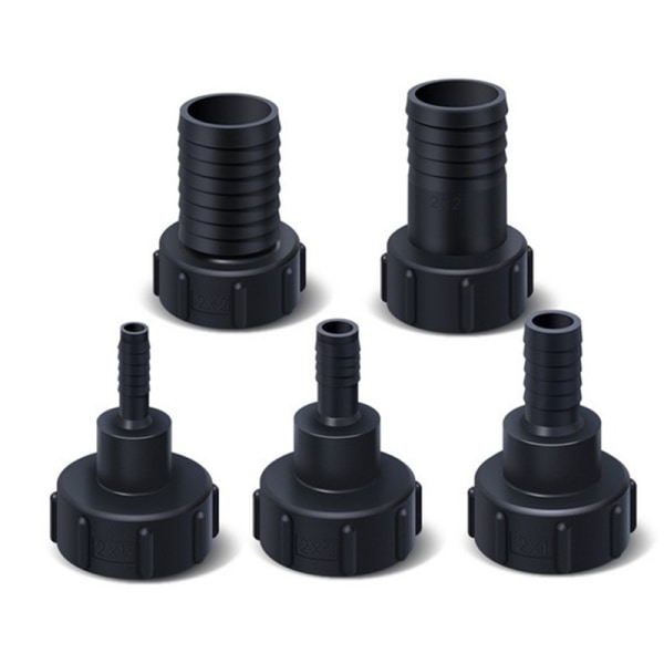 1/2\" till 2\" Vatten IBC Tank Adapter Trädgårdsslang Adapter Kran Anslutning C