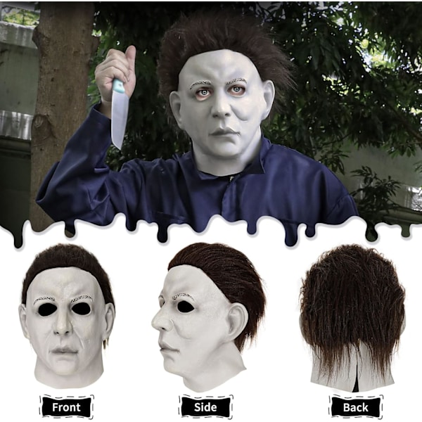 SINSEN Michael Myers Maske Halloween Skrekk Drep Maske Style 3