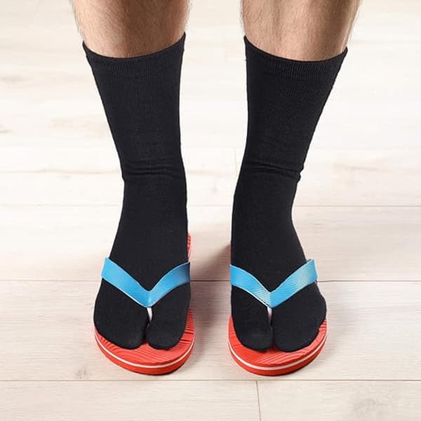Tabi-sukat, valkoinen, musta, harmaa, unisex, isovarvassukat, yksi koko