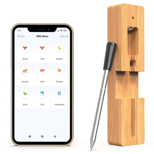 Trådløs grilltermometer stektermometer - Perfekt