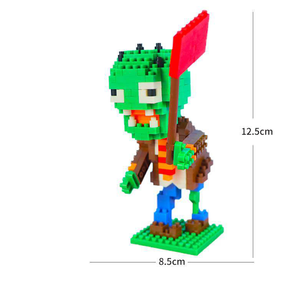 Plants vs Zombies Miniatur Små Partikler Byggeklodser Børns Læring Montering Stressaflastning Legetøj Z71010