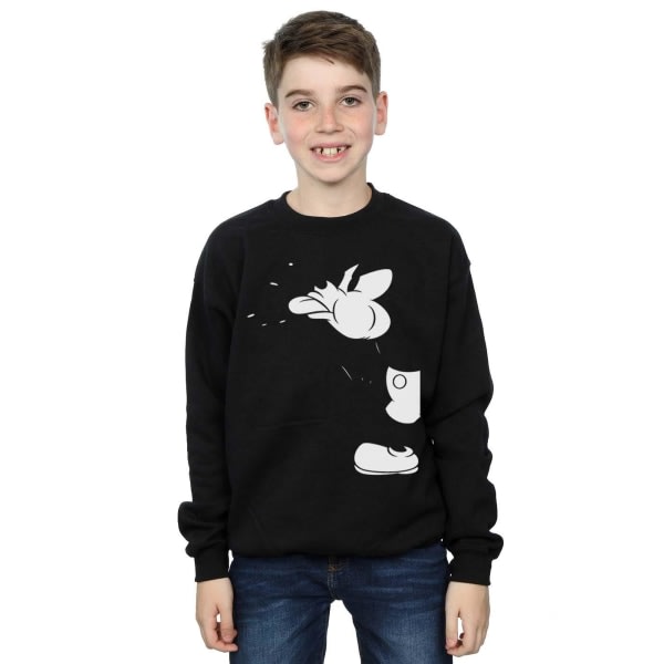 Disney Boys Mickey Mouse Cut Sweatshirt 12-13 år Svart Svart 12-13 år