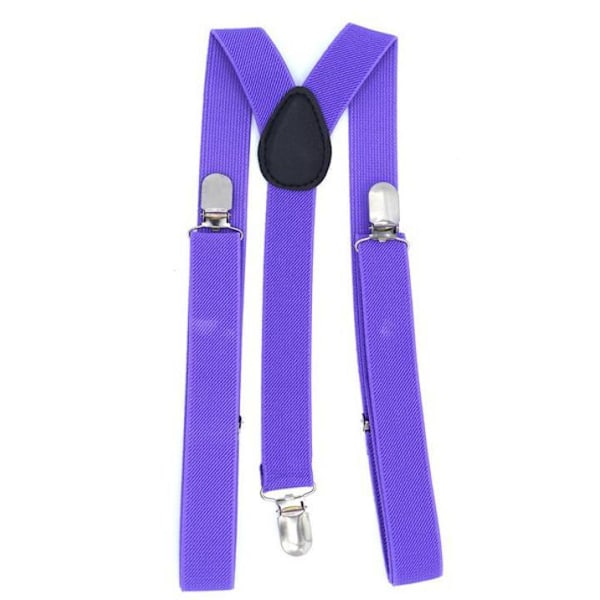 One-size Hängslen i olika färger purple