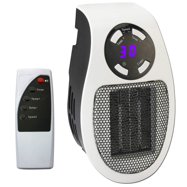 Kompakt vægvarmer - Justerbar termostat - LED Digital