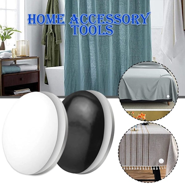 10 stk magnetiske gardinvægte vandtætte bruseforhæng Magn white 1pcs 10pcs