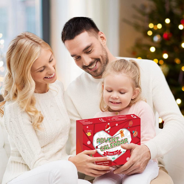 Adventskalender Presentask med Lådor för 24 Dagars Julnedräkning 0.5