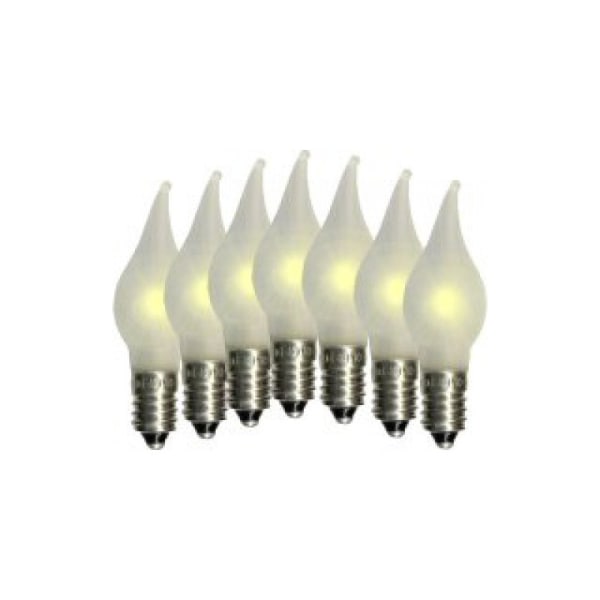 21 stk. LED-lamper til Adventslysestage, Elbesparende E10 Uni 10-55V