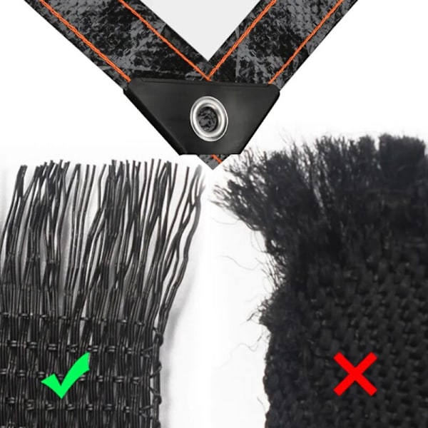 Vedenpitävä Kirkas PVC Pressu Peitepaneeli Katto Silmukoilla ja Köydellä 2 x 3m-XF12-