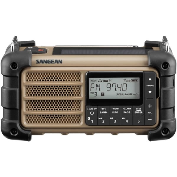 Sangean All-Weather Radio TAN