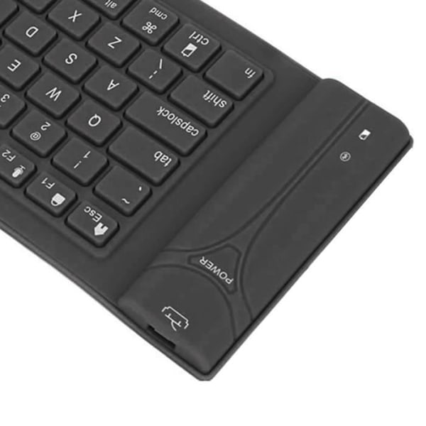 LIA - Silikone tastatur Silikone foldbart tastatur 108 taster Vandtæt Fuld forsegling Design Foldbart tastatur