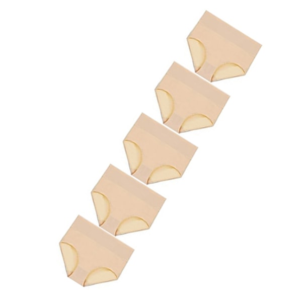 Høytaljede truser (5-pack) Beige Beige S