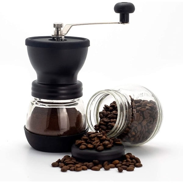 Justerbar keramisk kvarn for grovhet - Kaffebönkvarn - Bärbar kaffekvarn - Kompakt hemdesign