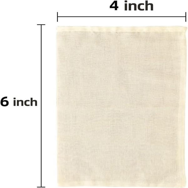 50 st Kryddpåsar Musslinpåsar Kryddförvaring Vit-FF- White 50 Pcs-50 Pcs
