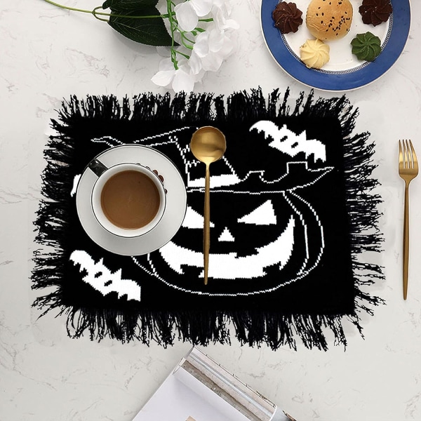Halloween bordstablett, värmebeständig, fläckbeständig, halkfri