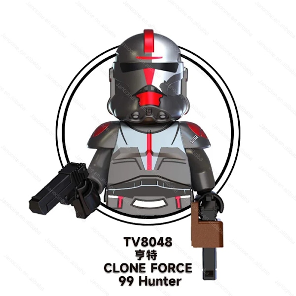 SW Rymdkriget Darth Mini Actionfigurer Klonsoldat Droider Jedi Anakin Skywalker Byggklossar i Plast Set Barnpresent TV8048