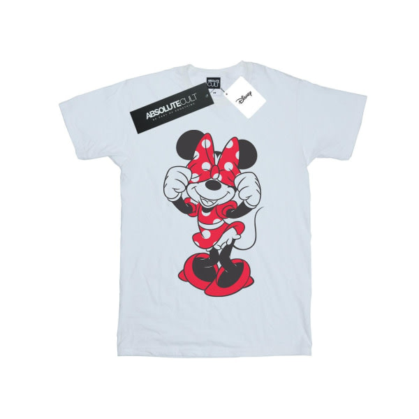 Disney Girls Minnie Mouse Bow Eyes T-shirt bomull 3-4 år Whi White 3-4 år