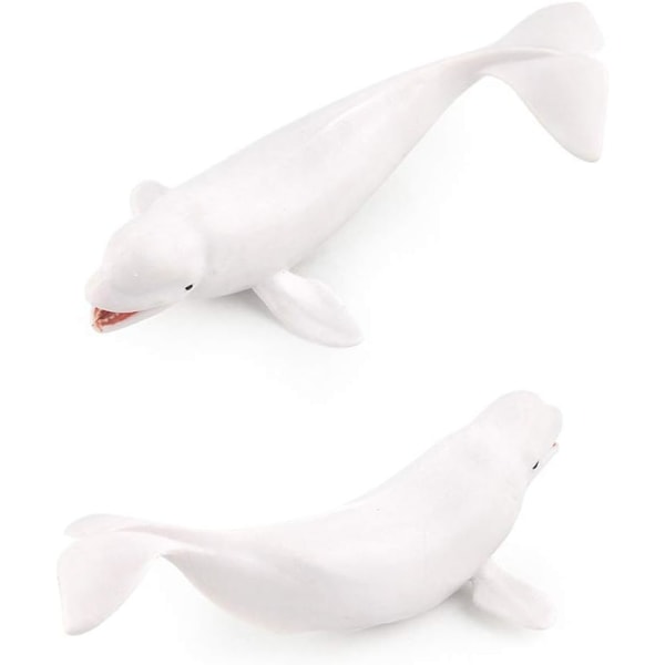 Hvide hvaler Havdyrsfigurer Modelfigur Klasseværelse Pædagogisk dyr