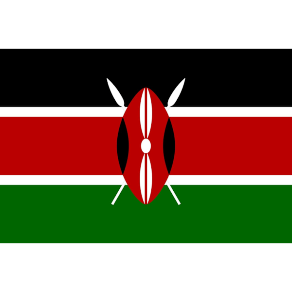 Kenyansk flagga 100 Kenya