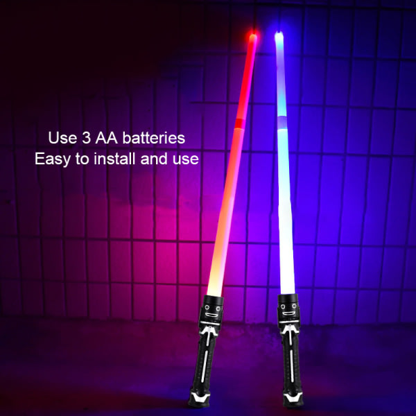 Sabre Infällbar Lightsaber Flash Stick Duell Toy A2 69*39*60cm
