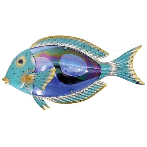 Metallinen kalaseinäkoristelu 15 tuuman lasista riippuva trooppinen kalaseinä