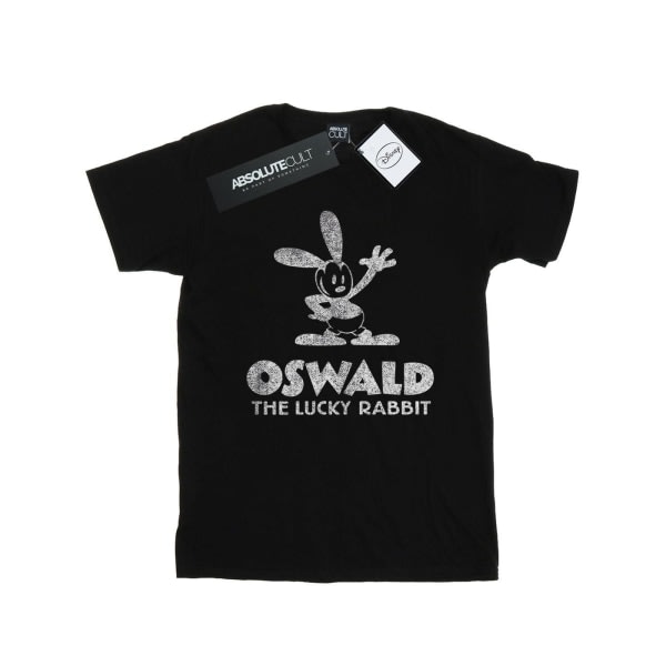 Disney Boys Oswald Logo T-paita 7-8 vuotta musta 7-8 vuotta