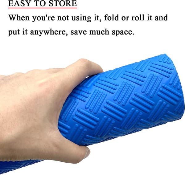 Pool Ladder Mat Protective Pool Step Mat with Non-Slip Texture Blue Medium Pool Ladder Mat 90 x 23 cm