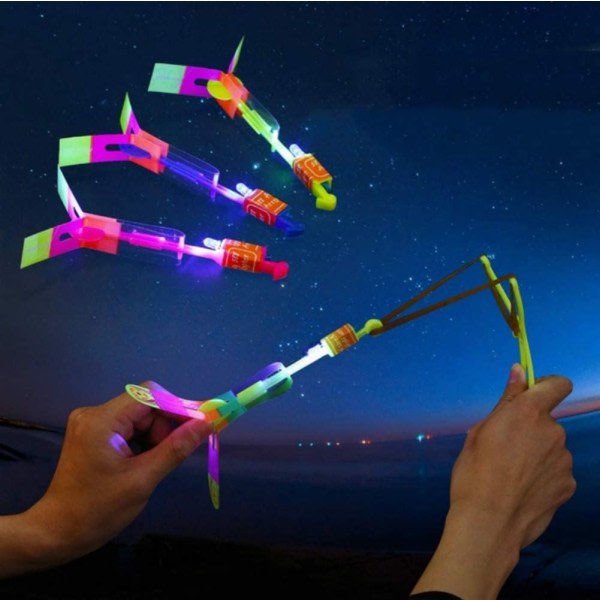 20 stk fantastisk led lys pil flyvende legetøjsfest Sjov gave Elas