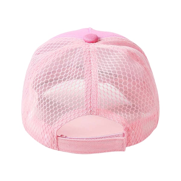 Frozen Elsa Bomullsbaseballkeps med Glitter Pom-pom Pink