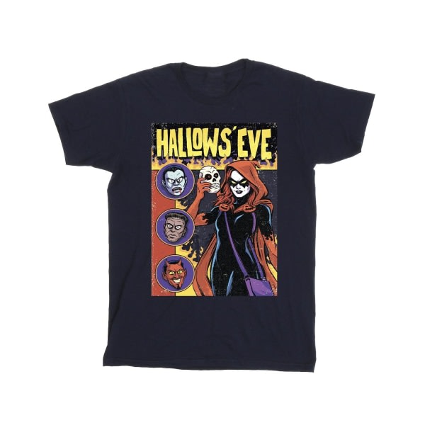 Marvel Girls Hallows Eve Comic Cover bomull T-shirt 9-11 år Marinblå 9-11 år