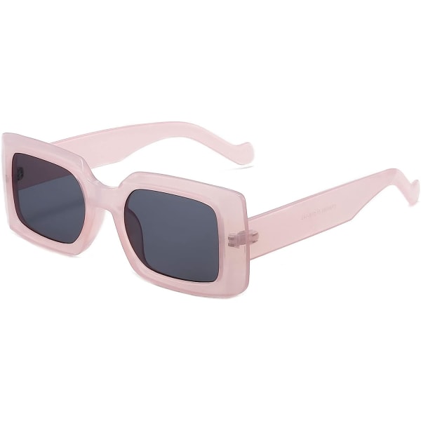 Rektangulära solglasögon for kvinder Retro Chunky Fashion Square