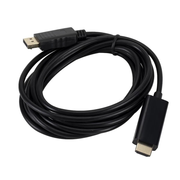 Displayport till HDMI-kabelsladd Dp till HDMI-kabeladapter Konverterare Hd