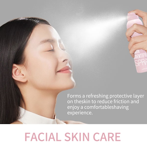 Håridentifierande spray för ansiktsrakning, håridentifierande spray för dermaplaning, dermaplaning ansiktsspray för att ta bort oönskat hår Without knife