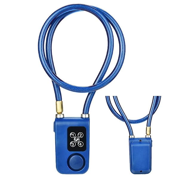 Vedenpitävä varkaudenestolla varustettu Bluetooth-yhteensopiva älykäs salasananlukko pyörän ovihälytin riippulukko-XF3-