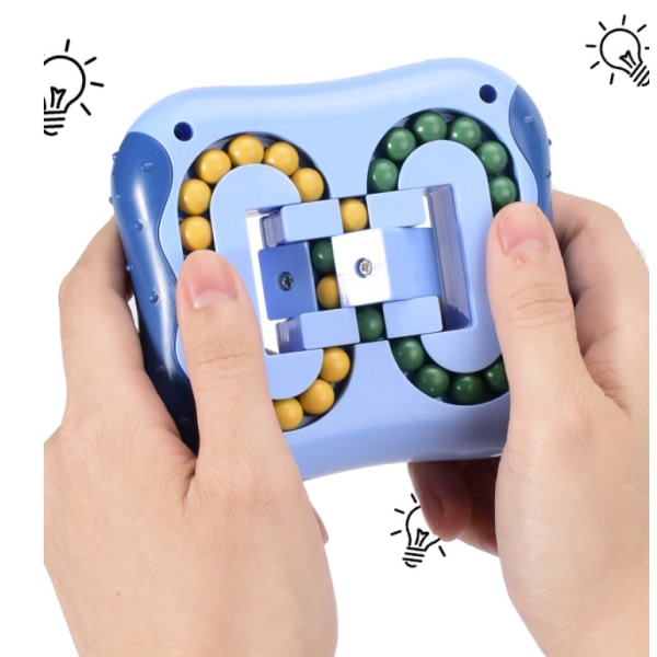 Pyörivä sormi Rubikin kuutio älykkyyspeli Stress relief lelu
