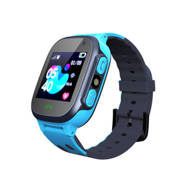 4G Camera Touch Multifunktionell Kids Smart Watch-Blå