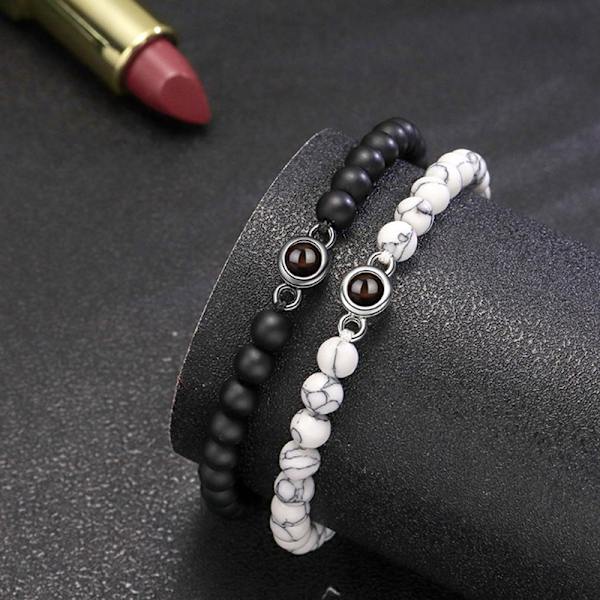 \"Jeg elsker dig\" Armbånd Personligt Fotoprojektionsarmbånd