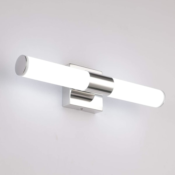 Baderomsskapsbelysning, 16W krom LED-speillamper