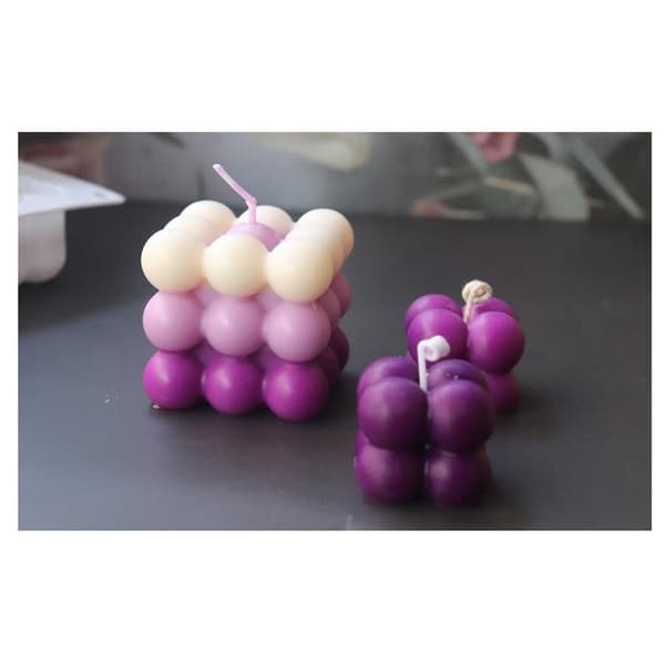 Lysforme Stearinlys DIY Silikoneform Lysfremstilling Lysvæge-FF-