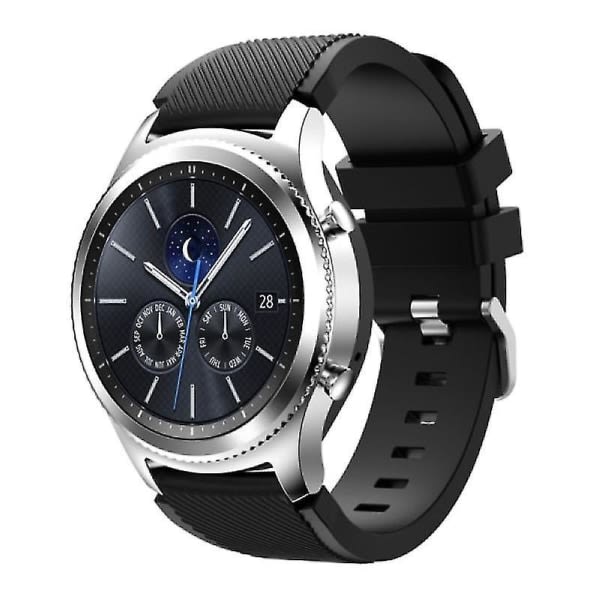 Silikonrem som er kompatibel med Samsung Gear S3 Watch